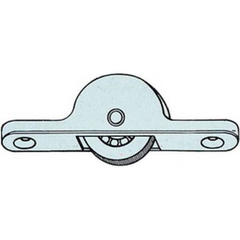 50 x OMGE  105 CARRELLO C/RUOTA CEMENTATO D 18 MM
