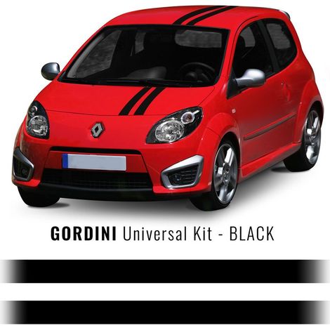 Stripes Strisce Adesive Kit Gordini Renault - Colore: NERO