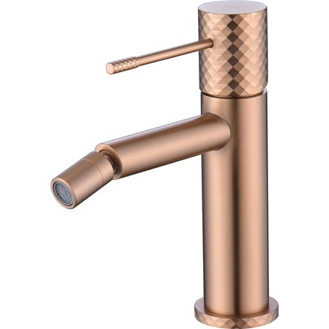 IMEX - grifo monomando bidé oro rosa serie génova