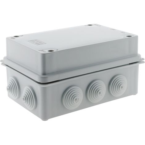 Caja estanca rectangular de 175x110x83mm con tornillo de 1/4 de vuelta IP54