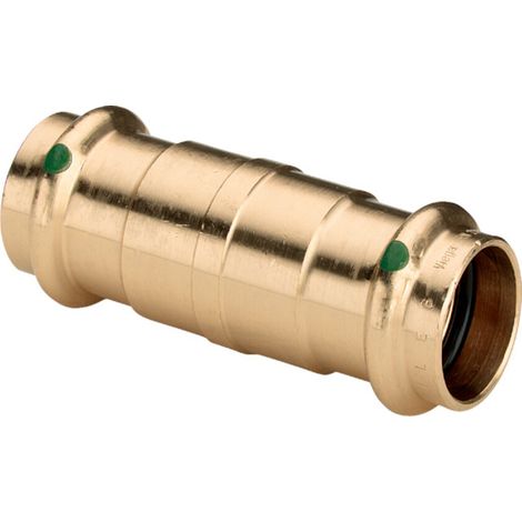 Viega Profipress Sanpress manicotto scorrevole, d 18mm bronzo rosso o bronzo al silicio Modello 2215.5, 287061 (1/2)