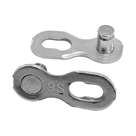 Maglia per catena da bicicletta a 9 velocità, colore argento, Jet Easy Link 9 (1/2)