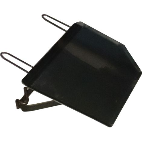 Piastra camino in acciaio girevole da 4 mm 50 x 45