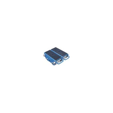 Rodillo de transpuerta para carga pesada 4 t - 23,0x27,0x11,0cm - rodillo nailon (1/2)