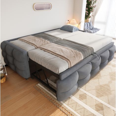 Bett Schlafbett platzsparend 90x180 190 Teddy OKMYHOME (1/5)