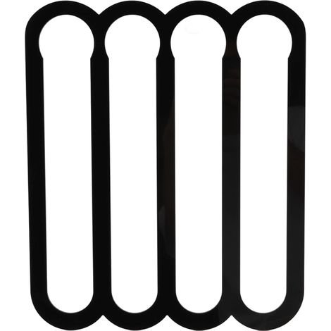 Organisateur de capsules de café, noir, pour plan de travail de cuisine, bar à café, bureau ou hôtel.-AquaForge (1/5)