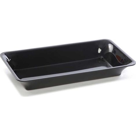 Plateau en Plexiglas gastronorme GN 1/3 325x176x50mm Noir - Matériel CHR Pro