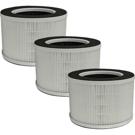 3x Luftilter kompatibel mit Medion MD 19778 Luftreiniger Kombifilter Vorfilter HEPA Aktivkohle (1/5)