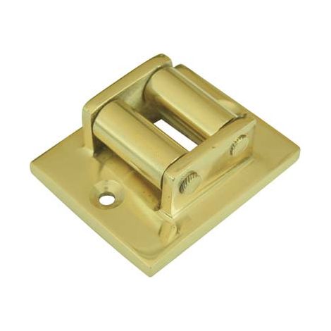 GUIDACINGHIA A RULLI FORI VERTICALI COTTALI  OTTONE LUCIDO MM 45X60