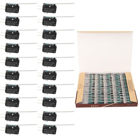 Micro-interrupteur BEM 250VAC 15A, 100 pièces, Mode de fonctionnement à réinitialisation automatique pour équipement électronique 153-1C25 (1/5)