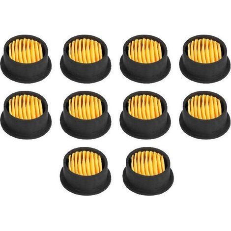 10 replacement filter elements for air compressors, 58 mm x 24 mm, internal spare parts for air compressors, filter elements for piston compressors (1/4)