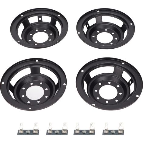 4 pièces Cadre en Fer pour Haut-parleur de 4 Pouces, Support pour Subwoofer DIY et Réparation (1/5)