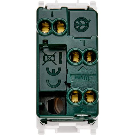 VIMAR 14004 Deviatore elettrico 1P 10AX bianco illuminabile PLANA