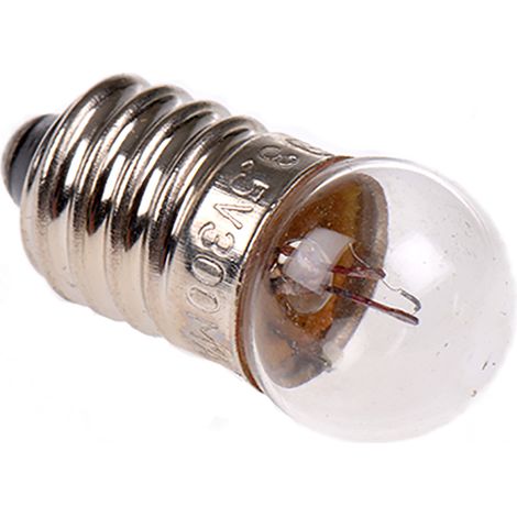 Ampoule RS PRO 3,5 V 300 mA, E10 (1/2)