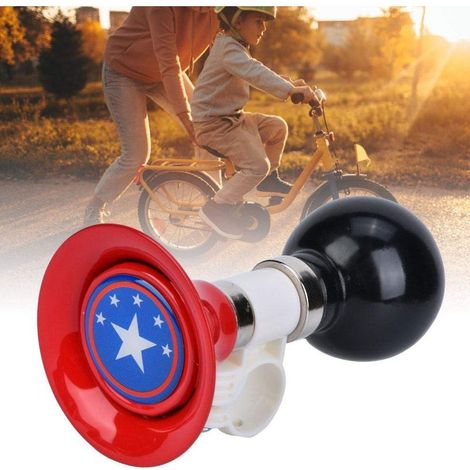 Fahrradhupe für Kinder, laute Warnklingel aus Metall und Gummi für Jungen und Mädchen (1/4)