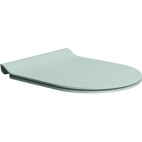 Abattant WC, SLIM, Soft Close, Quick Release, ghiaccio mat/chrome (1/2)