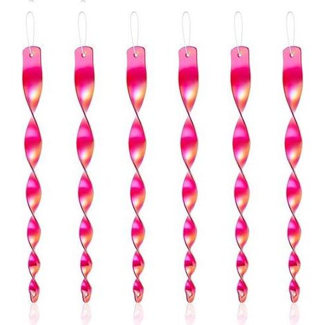 Répulsif oiseaux décoratif - 6 pièces - 30 cm - Réfléchissant - Effaroucheur 360° - PVC inoffensif (1/5)
