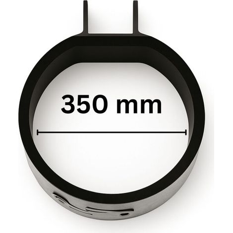 Verbindungsmanschette 350 mm – Lüftungsrohr Verbinder (1/5)