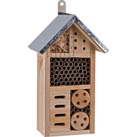 Insektenhotel Insektenhaus Insekten Bienen Falter Käfer Brutkasten Nistkasten (1/2)