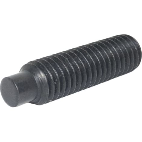 Tornillo prisionero M3x10 sin cabeza, negro, DIN 915, 20 unidades. (1/5)