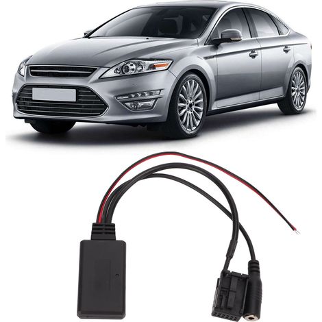 Kit mains libres avec microphone et adaptateur audio auxiliaire pour autoradio Ford 6000CD (1/5)