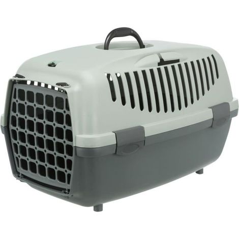Trixie Capri 3 Transportbox anthrazit grau grün