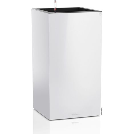 LECHUZA CANTO Premium 40 high Komplettset weiß hochglanz (1/3)
