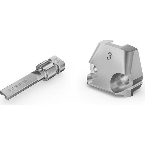 Fein Set (Stempel + Matrize) Edelstahl 3 mm - 31309142010 (1/2)