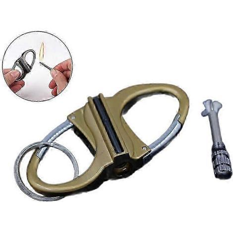 Briquet Infinity à allumette permanente avec porte-clés, le briquet éternel, kit d'allumage d'urgence (1/5)