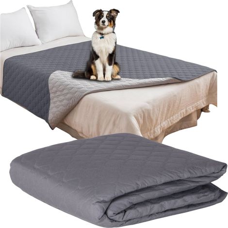 Alfombrilla protectora para cama, sof谩, perro, gato, animal, antideslizante, funda impermeable.