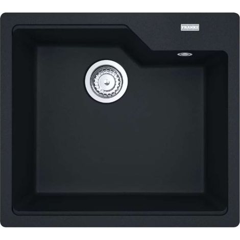Franke Urban - Fregadero de fragranite UBG 610-56, 56x50 cm, negro mate 114.0700.066