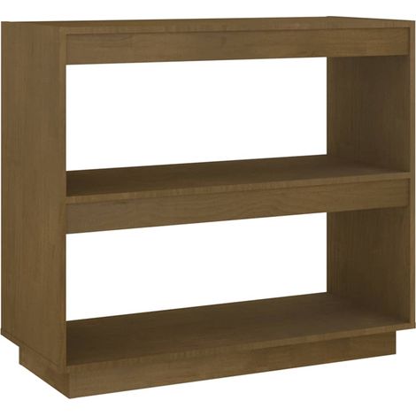 Maison Exclusive - Bücherregal Honigbraun 80x35x71 cm Massivholz (1/5)