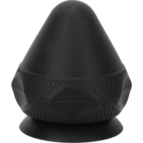 Ergonomischer Handmassageball aus schwarzem Silikon – Komfort und Wirksamkeit (1/5)