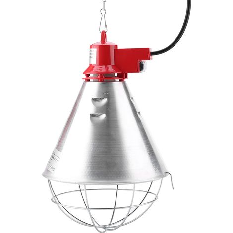 Abat-jour isolant pour lampe chauffante infrarouge, abat-jour pour lampe chauffante pour volailles (poussins, porcelets, volailles) (1/5)