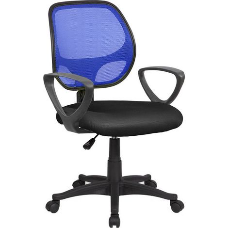 Silla con Ruedas - Sillón de Oficina Negro