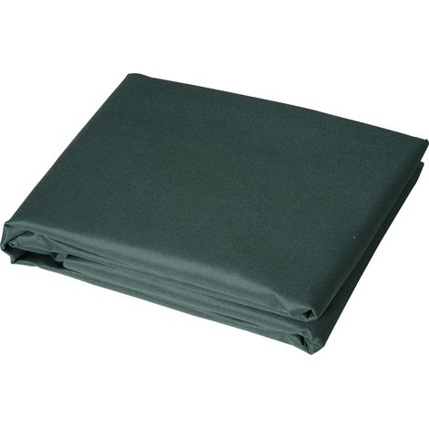 Copertura protettiva per altalena da giardino in poliestere verde scuro 205 x 124 x 164 cm (1/5)