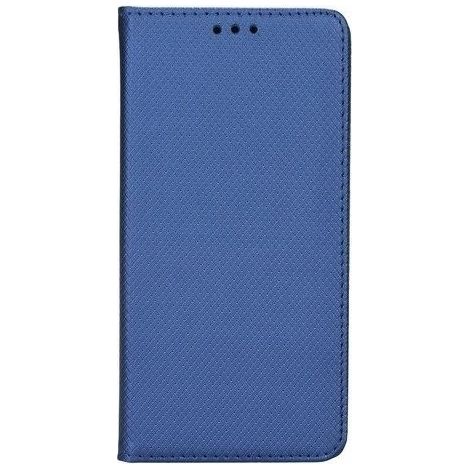 Custodia per Samsung Galaxy A9 2018 CHIUSA INTELLIGENTE CON MAGNETE BLU NAVY + VETRO (1/4)