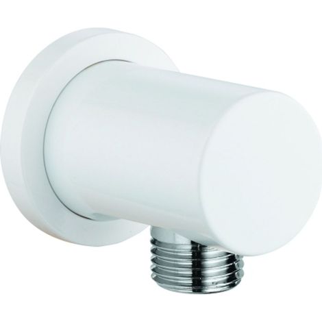 GROHE Raccordo a muro Rainshower 27057 rosetta rotonda moon white/cromo, 27057LS0