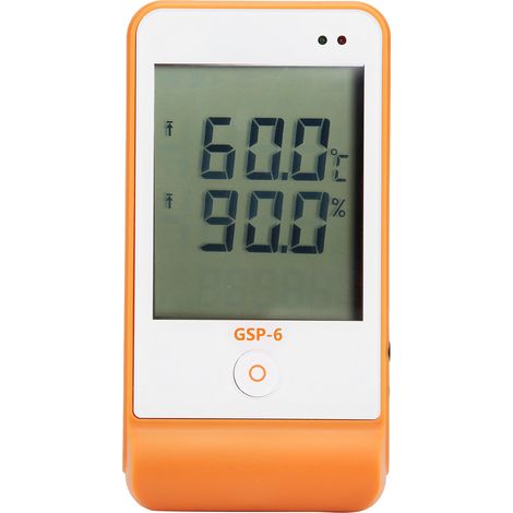 Enregistreur de température et d'humidité numérique à grand écran TTE35066 avec fonction d'alarme sonore et visuelle (1/5)