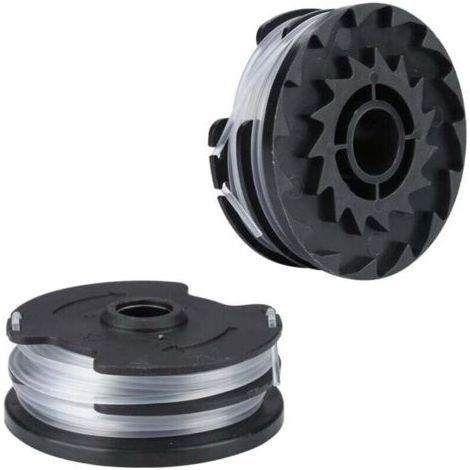 Bobine Fil Nylon pour Parkside LIDL Akku PRTA 20-Li C3 A1B2 PRT 550 A1 A3 PRT 300 A1 Pièces de Rechange Coupe Bordure (2 pièces) (1/4)