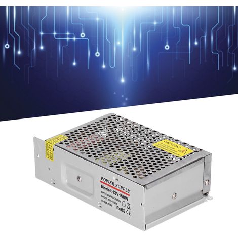 Alimentation à découpage YY-150-12 12 V 150 W, régulée en courant continu, 12,5 A, pour éclairage de sécurité LED (1/5)