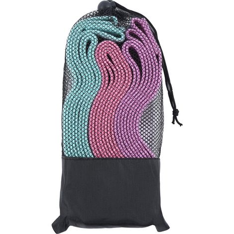Lot de 3 bandes de résistance élastiques pour fitness yoga Pilates, ceinture d'étirement, anneau de musculation, couleurs candy. (1/5)