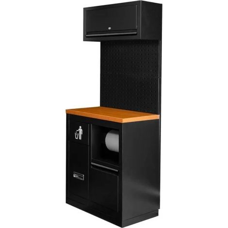 JBM SERIE524 Composizione arredo officina - Nero