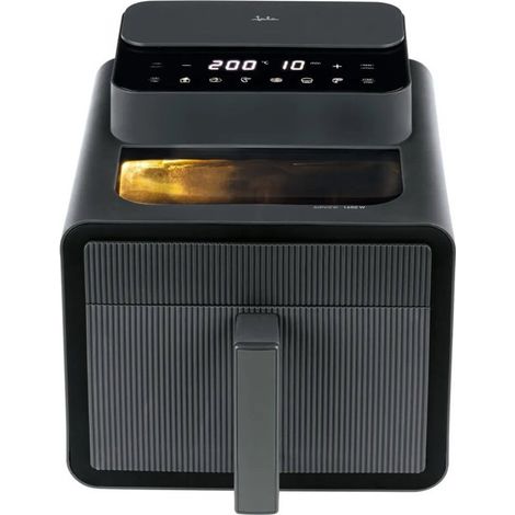 Jata air fryer transparente windows 7l timer 6 programas 1600w negro jefr1270 (1/5)