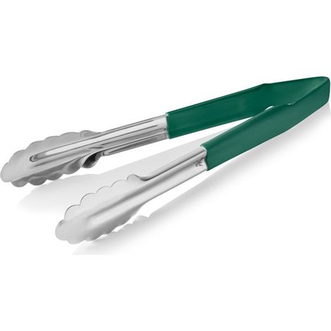 Pince universelle HACCP 23 cm vert inox 18/0 - Was Germany