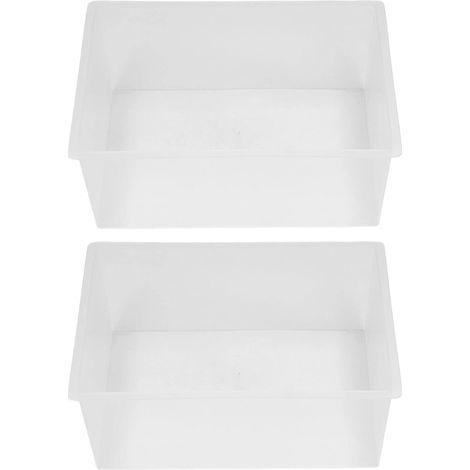 Évier d'eau 2 Pièces, évier d'eau Transparent en ABS, Réservoir De Bassin, Kit De Grande Capacité en ABS Transparent pour Laboratoire D'expérimentation (1/5)