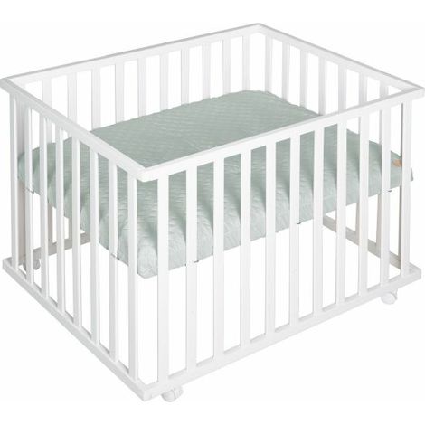 [GEBRAUCHT] B-Ware Roba Kids Laufgitter 100 X 75 Cm Krabbelgitter Laufstall Bett Style Frosty Green