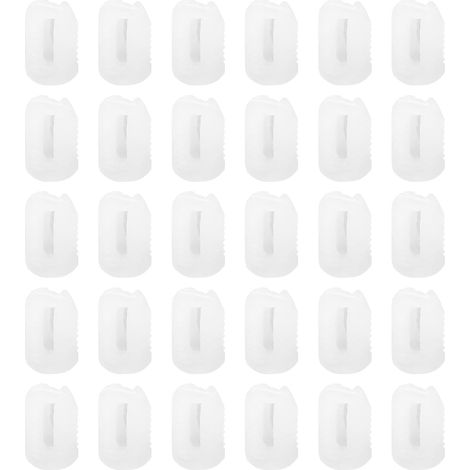 Lot de 200 Manchons D'expansion pour Meubles Trou de 8 X 5 Mm Diamètre Intérieur de 3 Mm Ancrage D'expansion en PP pour Armoires Armoires Coiffeuses (1/5)