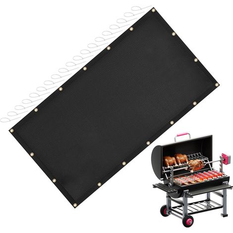 Dengmx-Fireproof Heat Shield for Grill - été / jardinage (1/5)