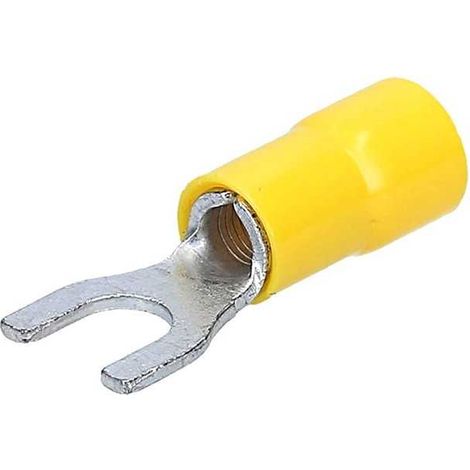 Cosse de câble Forche 4-6 mm Jaune Preisolees Trou 5